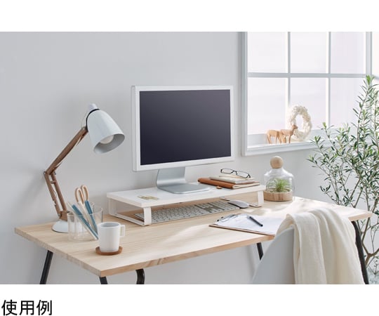 モニター台　ホワイト　MNS-590 1個