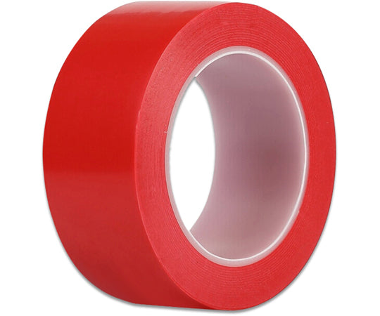 Thick PVC line tape, width 50mm x 22m, thickness 0.2mm, no release paper, resin core, red, J2352-R, 1 roll