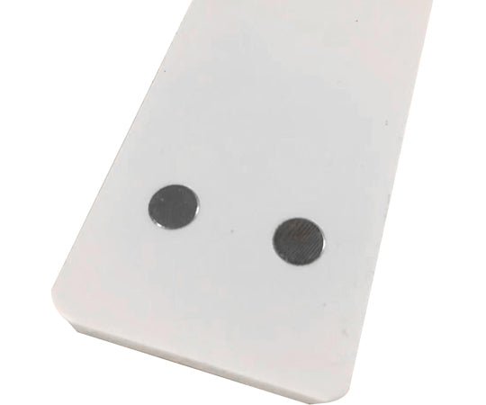 슬라이드식 도어 표지 사용중-공실(검정-빨강) 50×150×8mm 마그넷 타입 C0059 1개