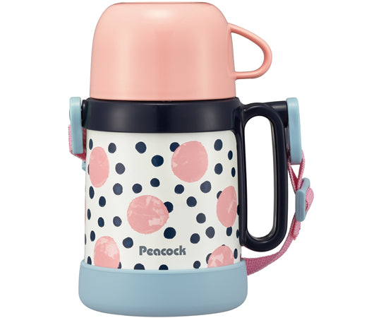 2WAY Type Step Up Bottle Coral Dot ASK-W40 CRD 1 piece