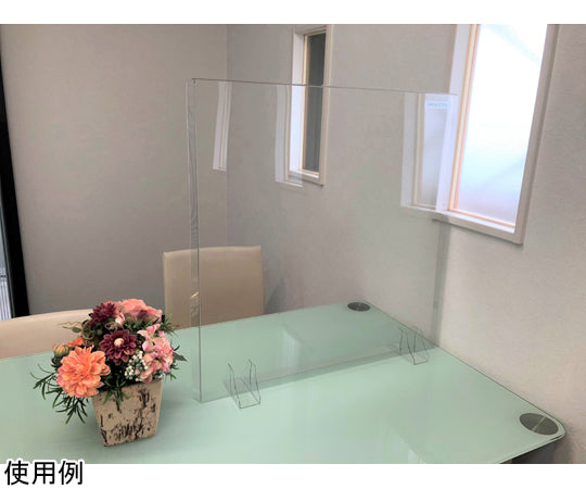 ドゥ・ウォール 透明 台置・差込兼用 690mm×120mm×700mm 1セット（10枚入）　DWT4-0770S 1セット(10枚入)