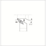 京セラ　外径・端面・倣い・ぬすみ加工用スモールツールホルダ　ＳＶＰＢ　SVPBR2525M-16N　1 本