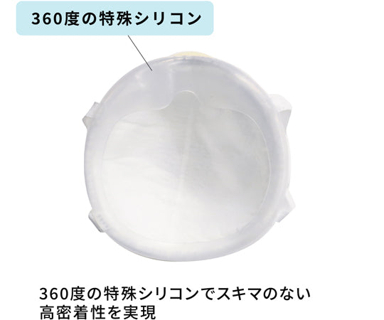 Niosh認証　Softseal　3D　N95マスク（カップ型）　M　10枚入×12箱　20180022-M 1ケース(10枚×12箱入)