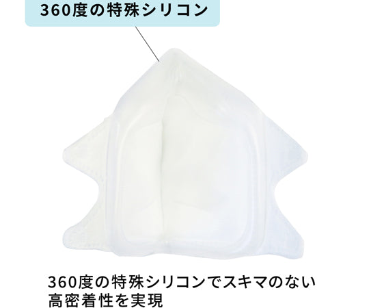 Niosh認証　Softseal　Vfold　N95マスク（折り畳み型）　L　10枚入×30箱　20180016-L 1ケース(10枚×30箱入)