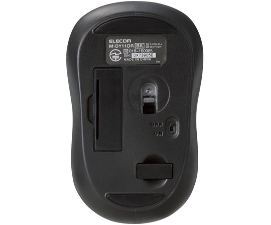 무선 마우스 광학식 M 사이즈 항균 블랙 M-DY11DRSKBK 1개