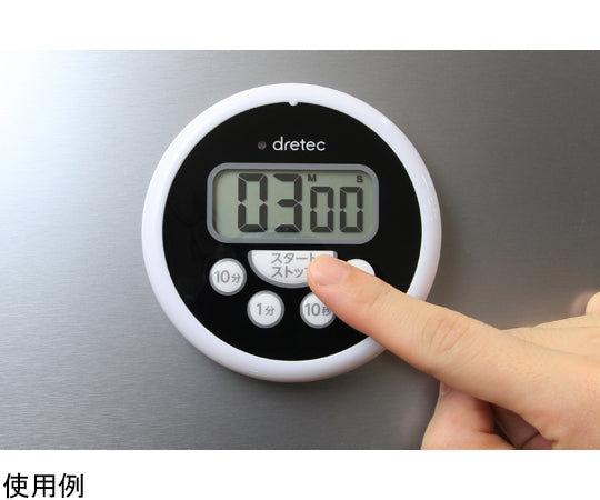 씻을 수 있는 타이머 블랙 T-533BKHA 1개