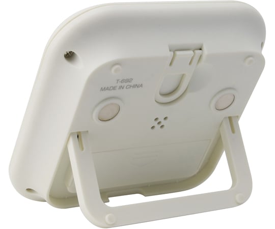 大画面タイマー　ポポラ6　ホワイト　T-592WT 1個