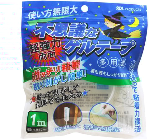 Mysterious Gel Tape, Transparent, 30mm x 1m, FG-1, 1 piece