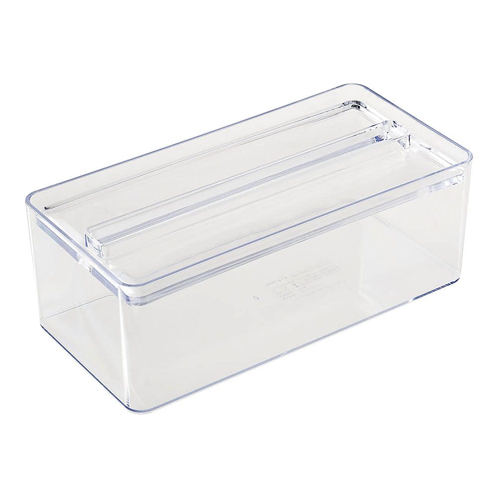 Paper towel case, clear, JOE1802, 1 piece