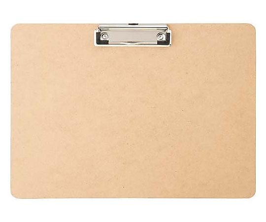 MDFクリップボード ナチュラル A4ヨコ　4192-2675 1枚