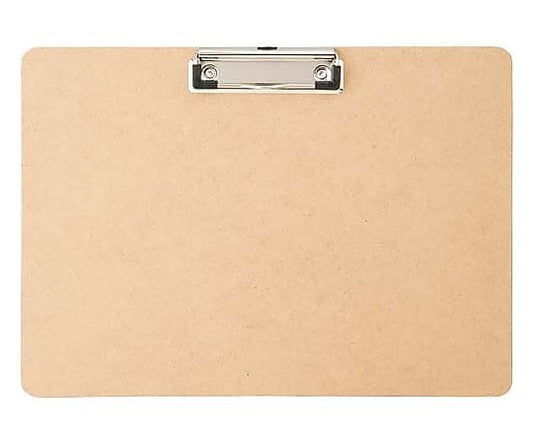 MDFクリップボード ナチュラル A4ヨコ　4192-2675 1枚