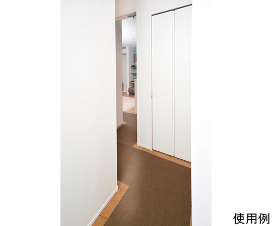 おくだけ吸着ロングマット　60×600cm　ブラウン　KH-71 1枚