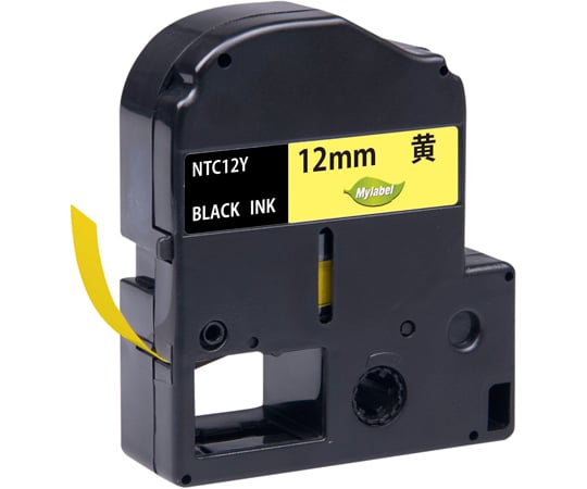 황지 라벨 12mm 흑자 8m NTC12Y(x1) 1개