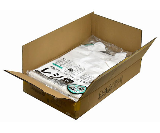 Case sales: Milky white plastic shopping bags, East 45, West 45, 300 (440) x 530 (100 bags x 10 packs) 00723145 1 box (100 bags x 10 packs)