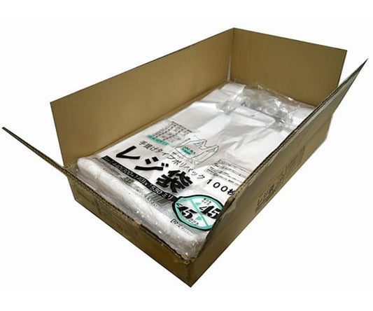 Case sales: Plastic shopping bags, semi-transparent, East 45, West 45, 300 (440) x 530 (100 bags x 10 books) 00723245 1 box (100 bags x 10 books)