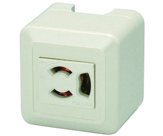 Exposed E-type non-removable outlet CSSH-9G(PW) 1 piece