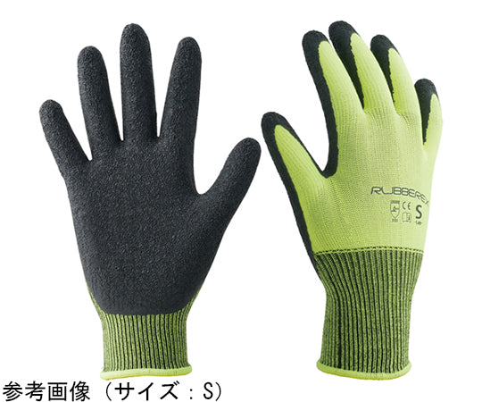 현장계 여자 천연 고무 등받이 장갑 고무 렉스 옐로우 S 사이즈 AG7832-S 1쌍