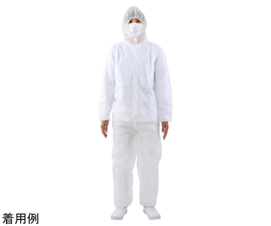 Non-woven coveralls with hood, LL size, WS6800-LL, 1 piece
