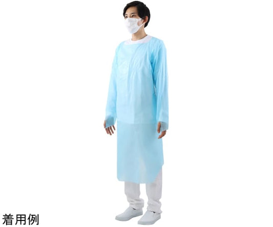 아이솔레이션 가운 CPE 가운 남녀 겸용 프리 사이즈 20벌 WS6600 1조(20입)