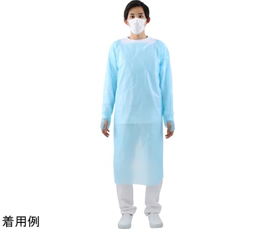 아이솔레이션 가운 CPE 가운 남녀 겸용 프리 사이즈 20벌 WS6600 1조(20입)