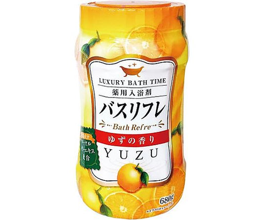 Bath Refre Medicated Bath Additive Yuzu Scent 680g 227811 1 piece