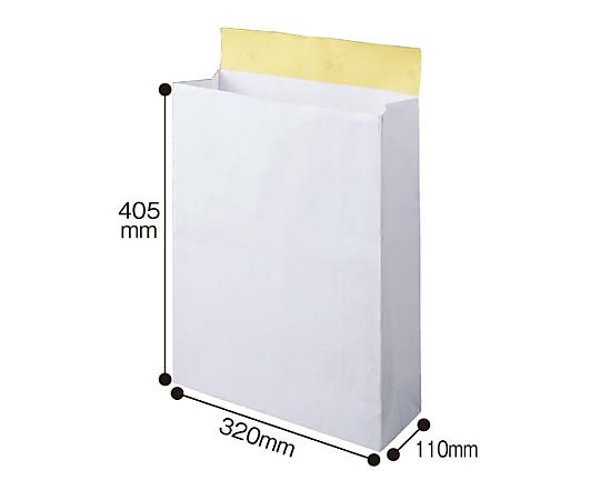 宅配袋 白 大 25枚　PB08001 1パック(25枚入)