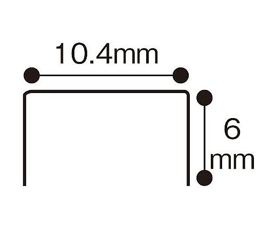 ホッチキスバイモ用11号針 1000本入1箱　No.11-1M 1箱(1000本入)