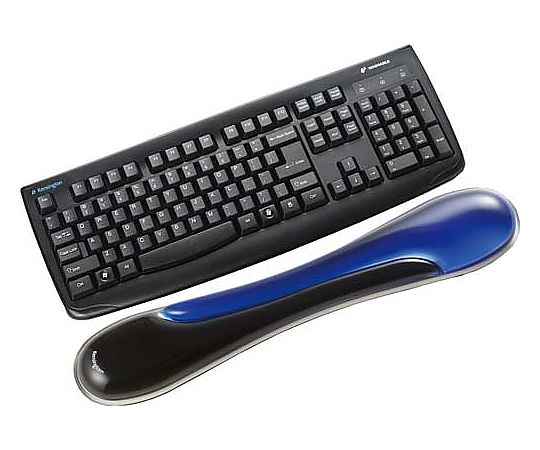 キーボード用リストレスト GEL Wave ブルー　K62397JP 1個