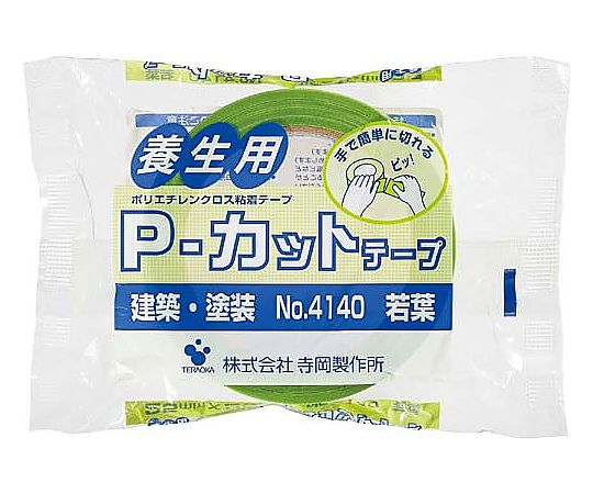 P-カットテープNo.4140 25mm幅 1巻　414025ﾜｶﾊﾞ 1巻