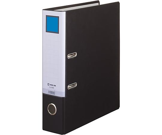 レバー式アーチファイル A4縦 背幅73mm 黒　3595ｸﾛ 1冊