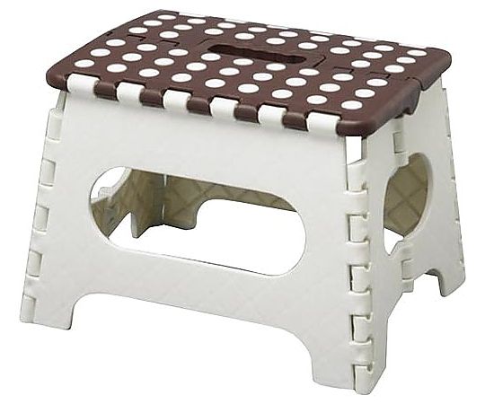 Folding step stool Seno Bee White 702261 1 unit