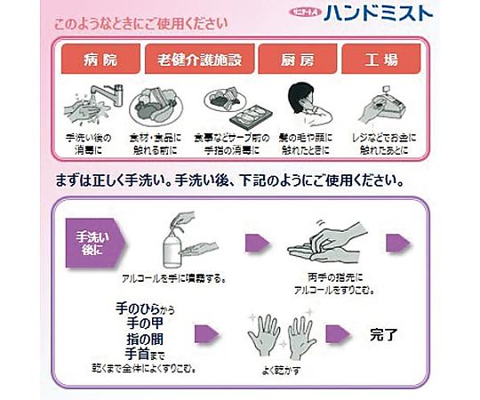 サニテートAハンドミスト 2L　SAH2L 1本