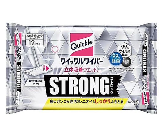 Quickle Wiper 3D Adsorption Wet Sheet Strong 1 pack (12 sheets) 359087 1 pack (12 sheets)