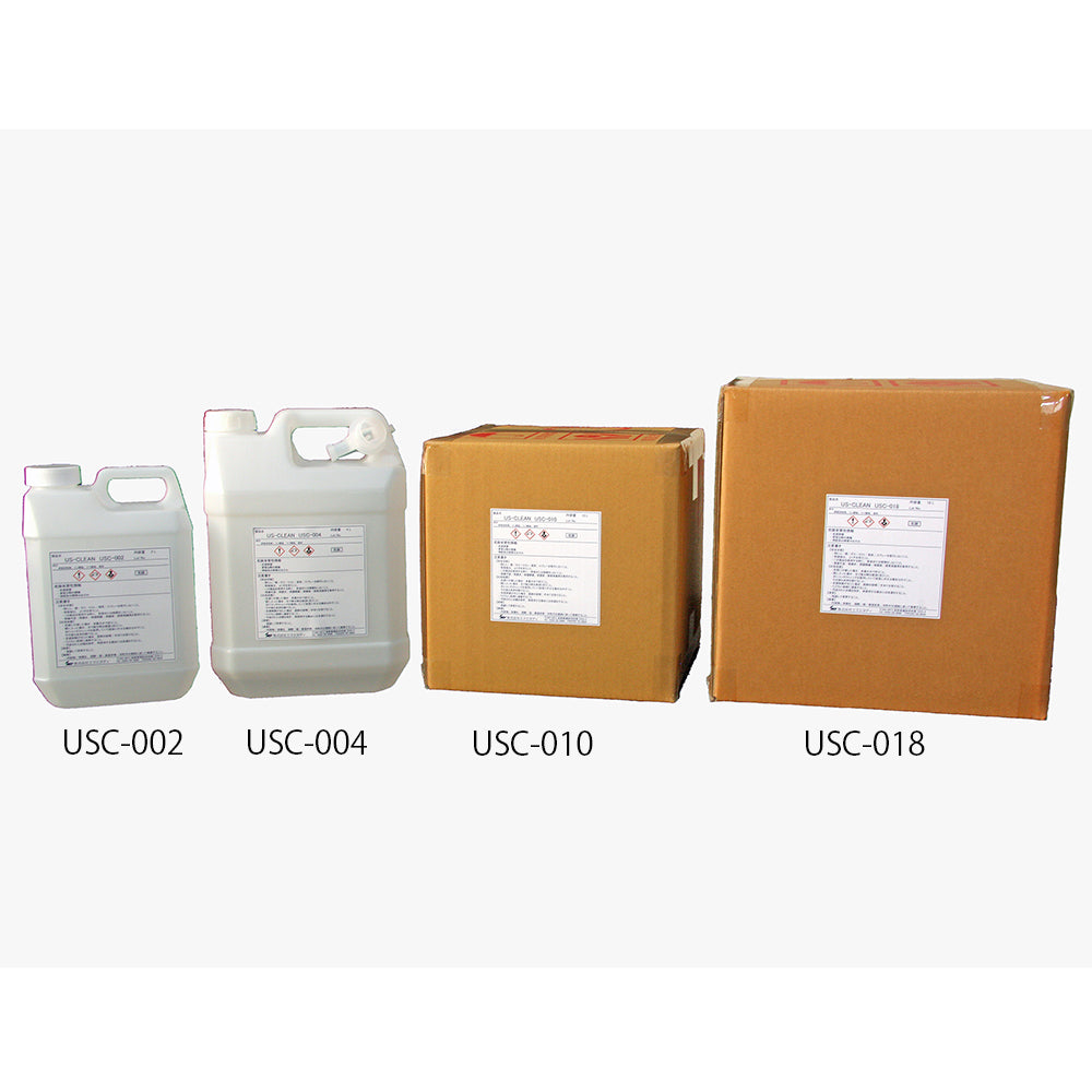 US-CLEAN Water-based degreasing cleaner Model for individual applications Type for biologically derived dirt USC series (Polyethylene container type) USC-002 1 piece