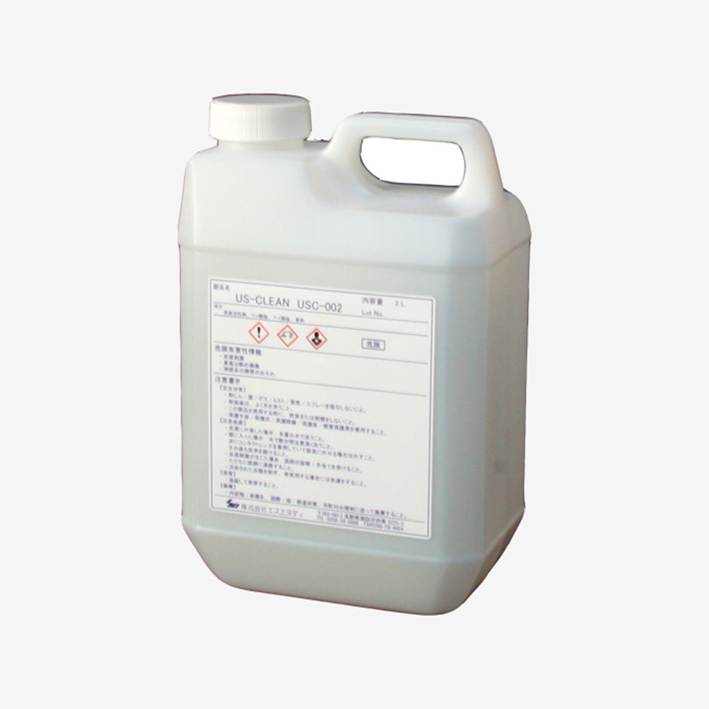 US-CLEAN Water-based degreasing cleaner Model for individual applications Type for biologically derived dirt USC series (Polyethylene container type) USC-002 1 piece
