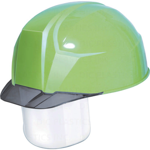 DIC Ultra Lightweight Clear Visor Helmet (with Shield) AA23-CS KP Fresh Green/Smoke AA23-CS-HA8-KP-FG/S 1 pc