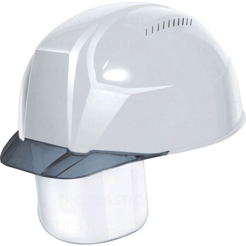 DIC Ultra-lightweight transparent visor helmet (with shield) AA23-CSV KP White/Smoke AA23-CSV-HA8-KP-W/S 1 pc