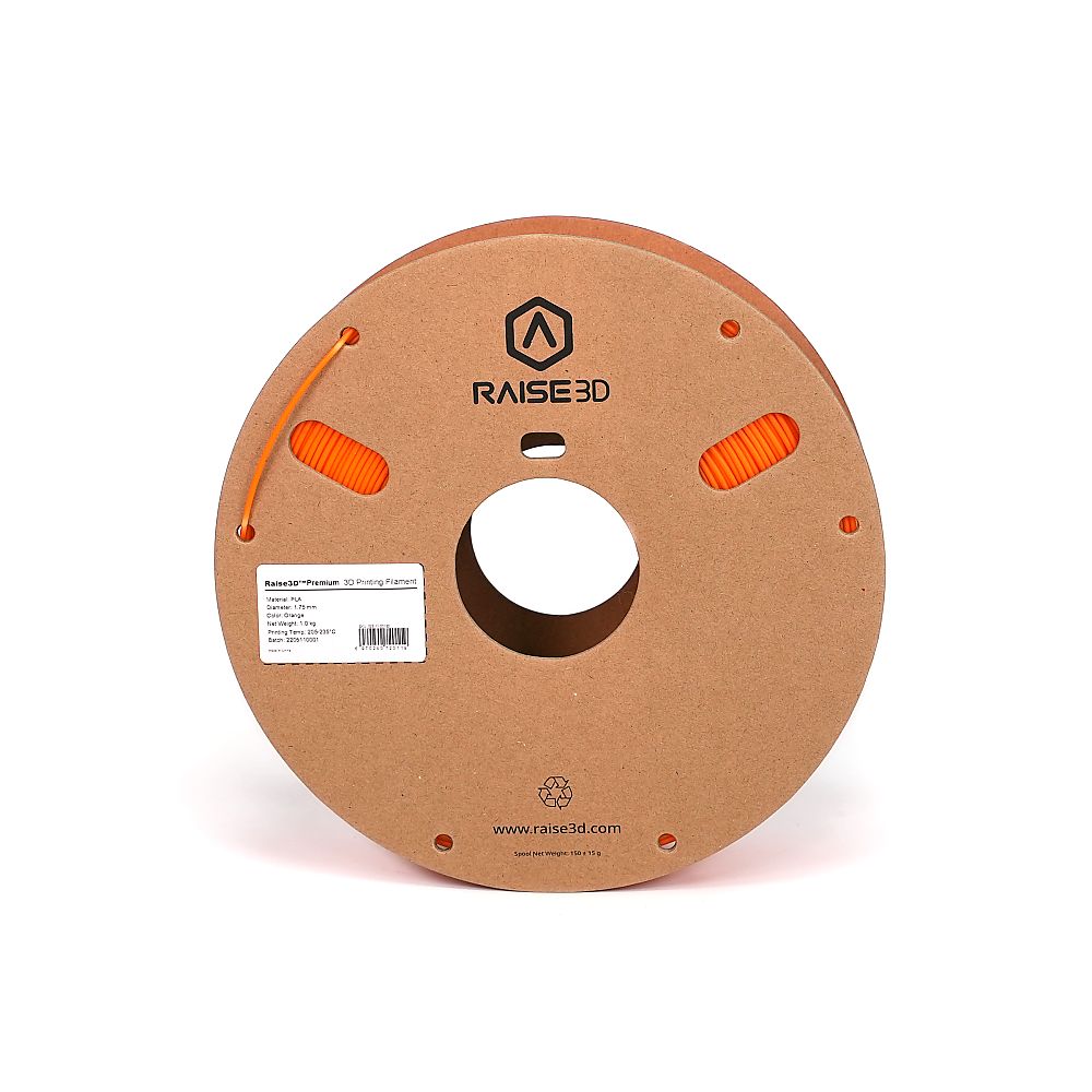 Raise3D 순정 프리미엄 PLA 필라멘트 오렌지 1000g RP-22-04 1개