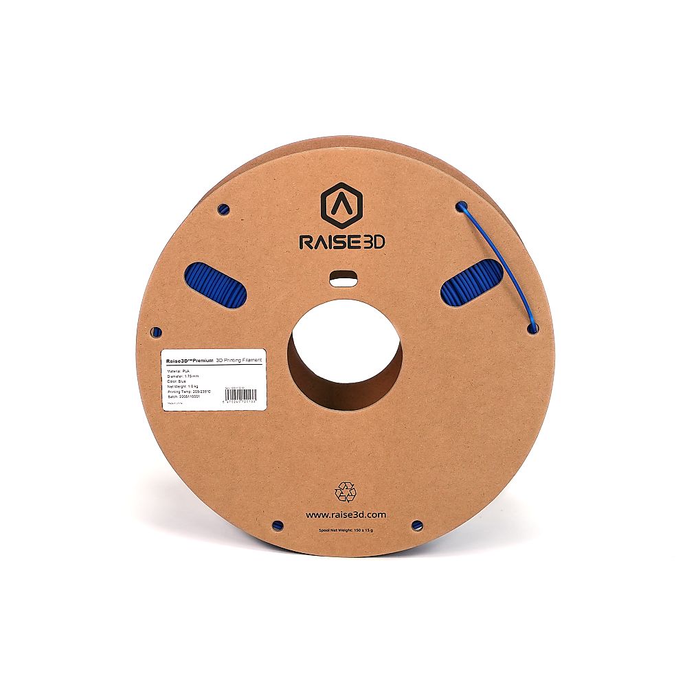 Raise3D 순정 프리미엄 PLA 필라멘트 블루 1000g RP-22-06 1개