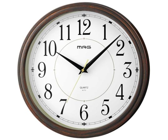 Wall Clock Tachibana W-772 BR-Z 1 piece