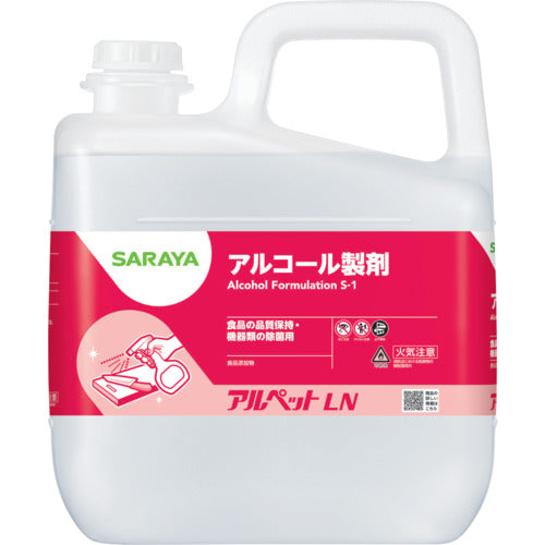 サラヤ　【※軽税】アルペットＬＮ　５Ｌ　40073　1 個