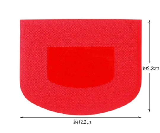 Kai House SELECT 엠보싱 스크레퍼 레드 #000DL6287 1개