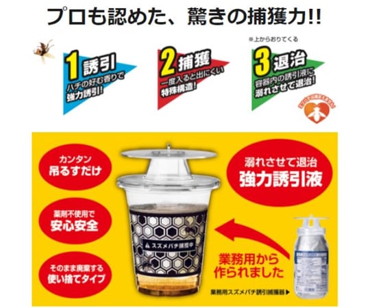 シマダ　業務用スズメバチ捕獲器　2個入 1箱(2個入)