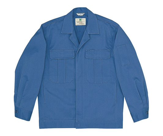 秋冬作業服　E/C　4つポケットジャンパー　前ボタン式　上　ブルー　L　M5603-UE-L 1着