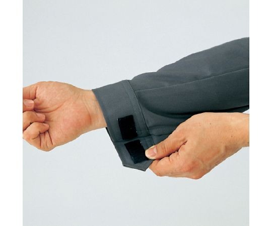 秋冬作業服 帯電防止JIS適合 男女ペアブルゾン 上 チャコール 3L　G489-UE-3L 1着