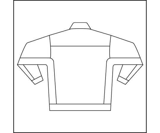 秋冬作業服　男女共用　ジャンパー　上　ネイビー　4L　G697-UE-4L 1着