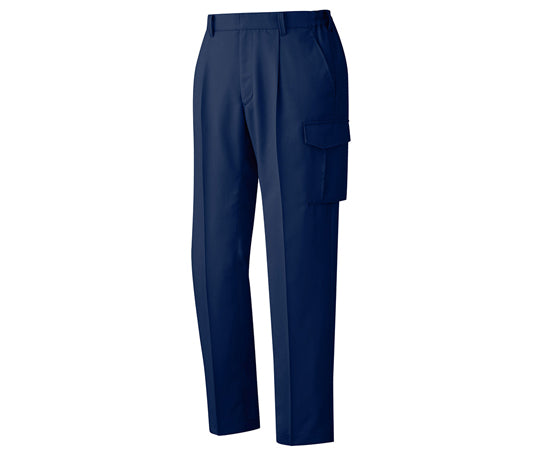 Autumn/Winter Workwear, Antistatic JIS Compliant, Unisex, Cargo Slacks, 80% Poly, Navy, 4L, G697C-SITA-4L, 1 Piece