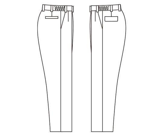 Autumn/Winter Workwear, Antistatic, JIS Compliant, Cotton Lining, Men's Slacks, Bottoms, Ivory, L, G620-SITA-L, 1 Piece