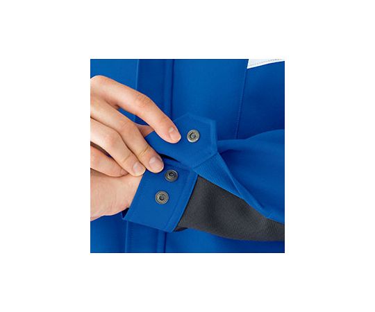 Spring/Summer Workwear Antistatic JIS Compliant Verdexcel Long Sleeve Blouson Royal Blue x Charcoal 5L VES2543-UE-5L 1 Unit