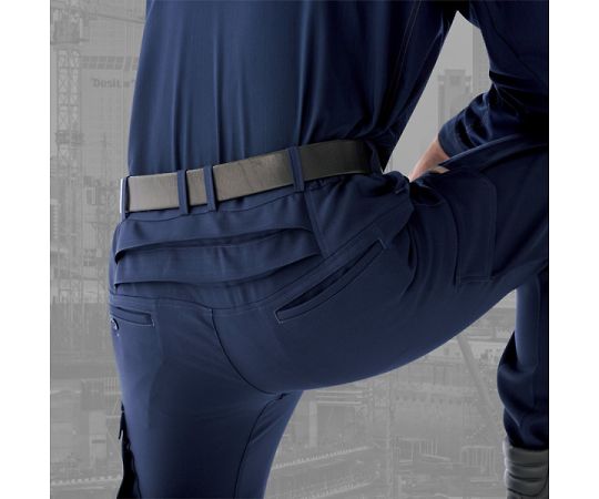 Spring/Summer Workwear Antistatic JIS Compliant Verdexcel Stretch Cargo Pants 80% Poly Navy 5L VES527C-SITA-5L 1 Pair